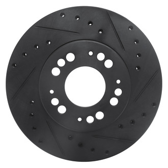 DFC® - Premium Drilled and Slotted Front Passenger Side Brake Rotor