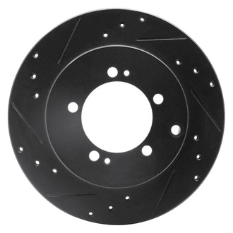 DFC® - Premium Drilled and Slotted Rear Driver Side Brake Rotor