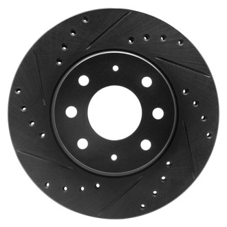 DFC® - Premium Drilled and Slotted Front Driver Side Brake Rotor