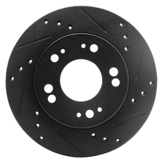 DFC® - Premium Drilled and Slotted Front Passenger Side Brake Rotor