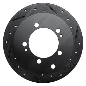 DFC® - Premium Drilled and Slotted Rear Passenger Side Brake Rotor