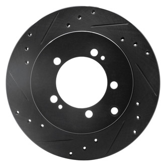 DFC® - Premium Drilled and Slotted Rear Driver Side Brake Rotor