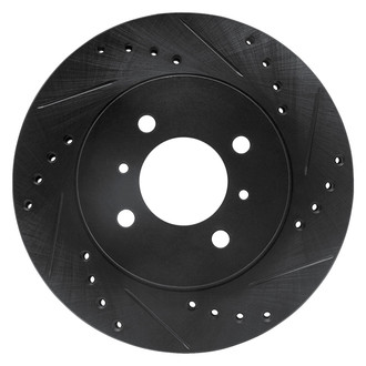 DFC® - Premium Drilled and Slotted Front Passenger Side Brake Rotor