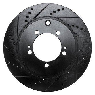 DFC® - Premium Drilled and Slotted Rear Driver Side Brake Rotor