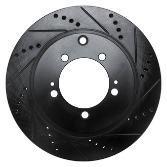 DFC® - Premium Drilled and Slotted Rear Passenger Side Brake Rotor