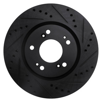 DFC® - Premium Drilled and Slotted Front Passenger Side Brake Rotor