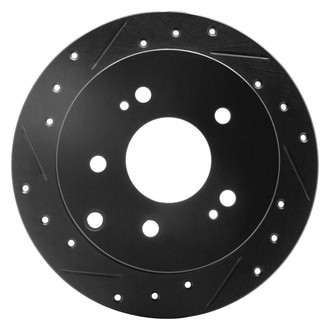 DFC® - Premium Drilled and Slotted Rear Driver Side Brake Rotor