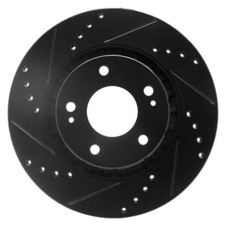 DFC® - Premium Drilled and Slotted Front Driver Side Brake Rotor