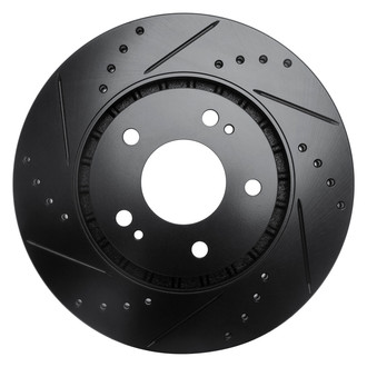 DFC® - Premium Drilled and Slotted Front Passenger Side Brake Rotor