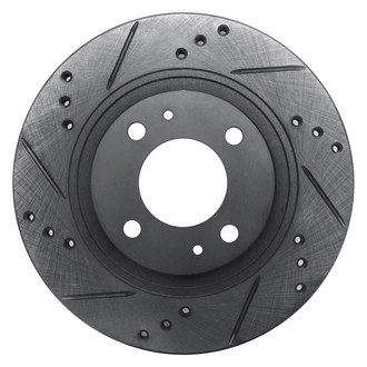 DFC® - Premium Drilled and Slotted Front Driver Side Brake Rotor
