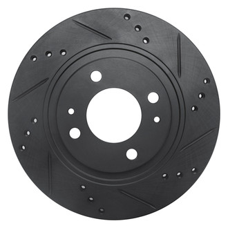 DFC® - Premium Drilled and Slotted Front Passenger Side Brake Rotor