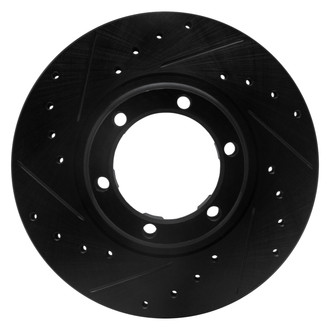 DFC® - Premium Drilled and Slotted Front Driver Side Brake Rotor