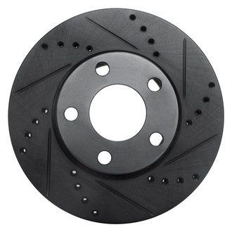 DFC® - Premium Drilled and Slotted Front Passenger Side Brake Rotor