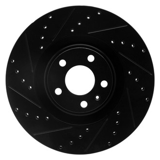 DFC® - Premium Drilled and Slotted Front Driver Side Brake Rotor