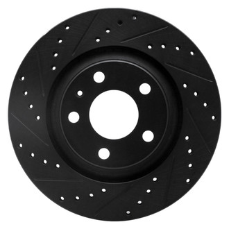 DFC® - Premium Drilled and Slotted Rear Driver Side Brake Rotor