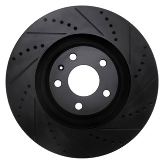 DFC® - Premium Drilled and Slotted Front Passenger Side Brake Rotor