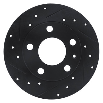 DFC® - Premium Drilled and Slotted Rear Driver Side Brake Rotor