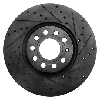 DFC® - Premium Drilled and Slotted Front Passenger Side Brake Rotor