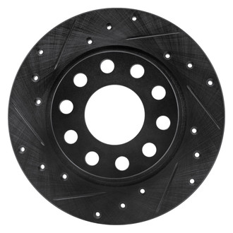 DFC® - Premium Drilled and Slotted Rear Driver Side Brake Rotor