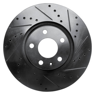 DFC® - Premium Drilled and Slotted Front Passenger Side Brake Rotor