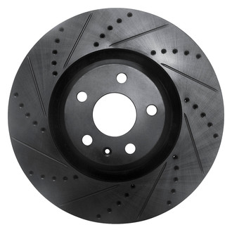 DFC® - Premium Drilled and Slotted Front Driver Side Brake Rotor
