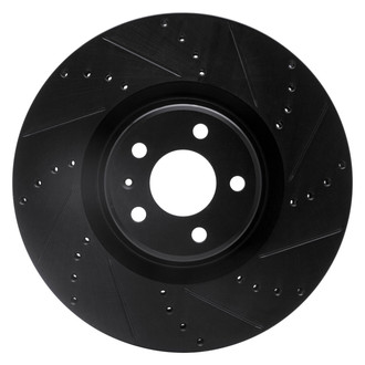 DFC® - Premium Drilled and Slotted Front Passenger Side Brake Rotor