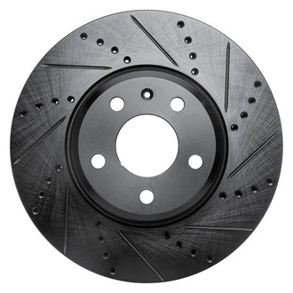 DFC® - Premium Drilled and Slotted Front Passenger Side Brake Rotor