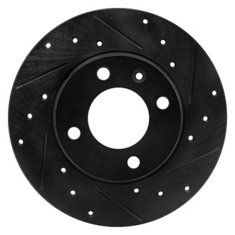 DFC® - Premium Drilled and Slotted Front Passenger Side Brake Rotor