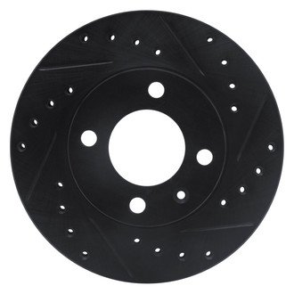 DFC® - Premium Drilled and Slotted Front Passenger Side Brake Rotor