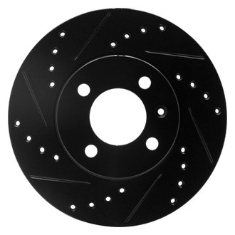 DFC® - Premium Drilled and Slotted Front Driver Side Brake Rotor