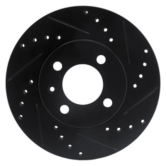 DFC® - Premium Drilled and Slotted Front Passenger Side Brake Rotor