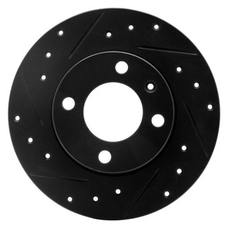 DFC® - Premium Drilled and Slotted Rear Driver Side Brake Rotor
