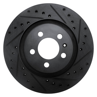 DFC® - Premium Drilled and Slotted Front Passenger Side Brake Rotor