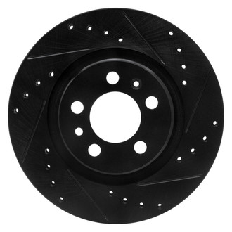 DFC® - Premium Drilled and Slotted Front Passenger Side Brake Rotor