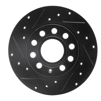 DFC® - Premium Drilled and Slotted Rear Driver Side Brake Rotor