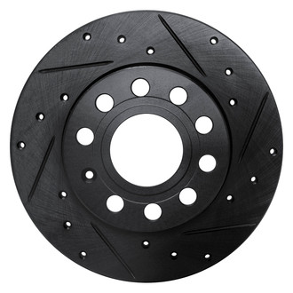 DFC® - Premium Drilled and Slotted Rear Passenger Side Brake Rotor