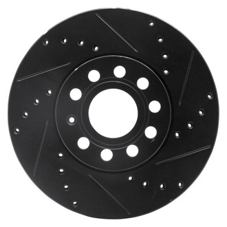 DFC® - Premium Drilled and Slotted Front Passenger Side Brake Rotor