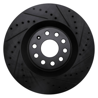DFC® - Premium Drilled and Slotted Front Passenger Side Brake Rotor