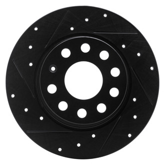DFC® - Premium Drilled and Slotted Rear Driver Side Brake Rotor