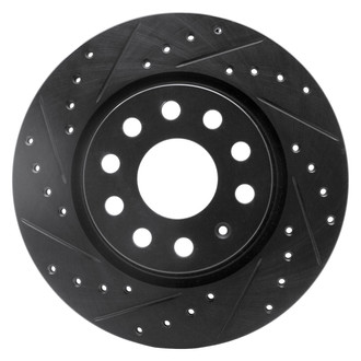 DFC® - Premium Drilled and Slotted Front Driver Side Brake Rotor
