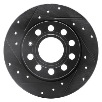 DFC® - Premium Drilled and Slotted Rear Driver Side Brake Rotor