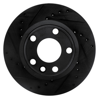 DFC® - Premium Drilled and Slotted Front Driver Side Brake Rotor
