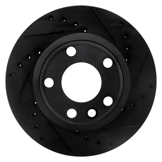 DFC® - Premium Drilled and Slotted Front Passenger Side Brake Rotor