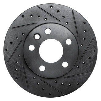 DFC® - Premium Drilled and Slotted Front Passenger Side Brake Rotor