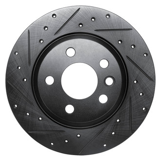 DFC® - Premium Drilled and Slotted Rear Driver Side Brake Rotor