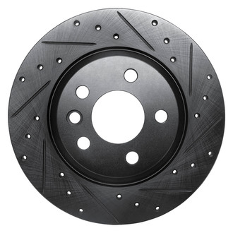 DFC® - Premium Drilled and Slotted Rear Passenger Side Brake Rotor