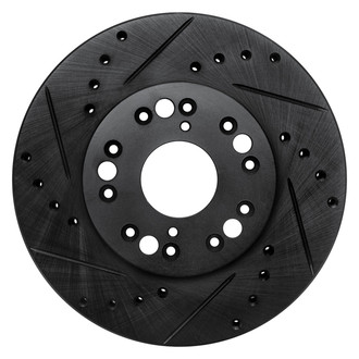 DFC® - Premium Drilled and Slotted Front Driver Side Brake Rotor
