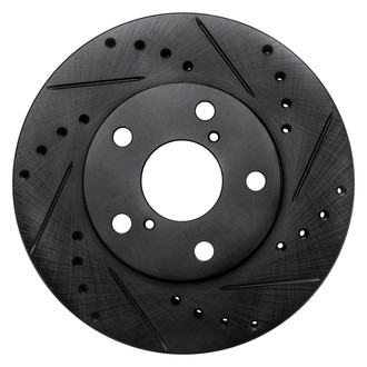 DFC® - Premium Drilled and Slotted Front Driver Side Brake Rotor
