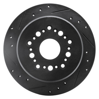 DFC® - Premium Drilled and Slotted Rear Driver Side Brake Rotor