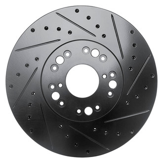 DFC® - Premium Drilled and Slotted Front Passenger Side Brake Rotor